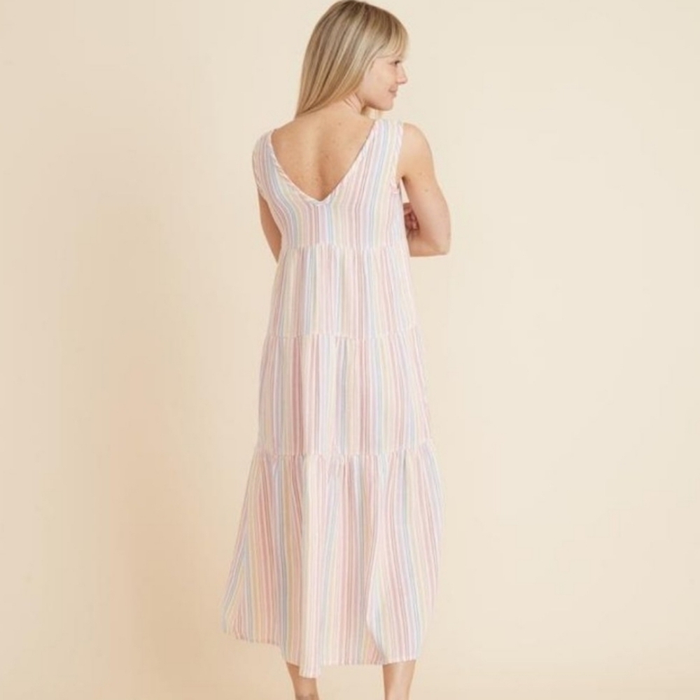 MARINE layer Corinne Maxi Dress - Picture 4 of 7